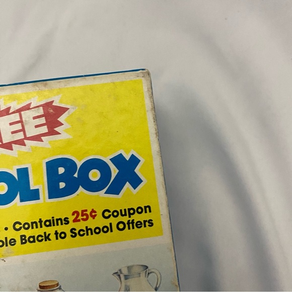 Vintage School Box Pencil Case Mix N Eat Cream Of Wheat 1983 Nabisco Brands - Picture 10 of 13